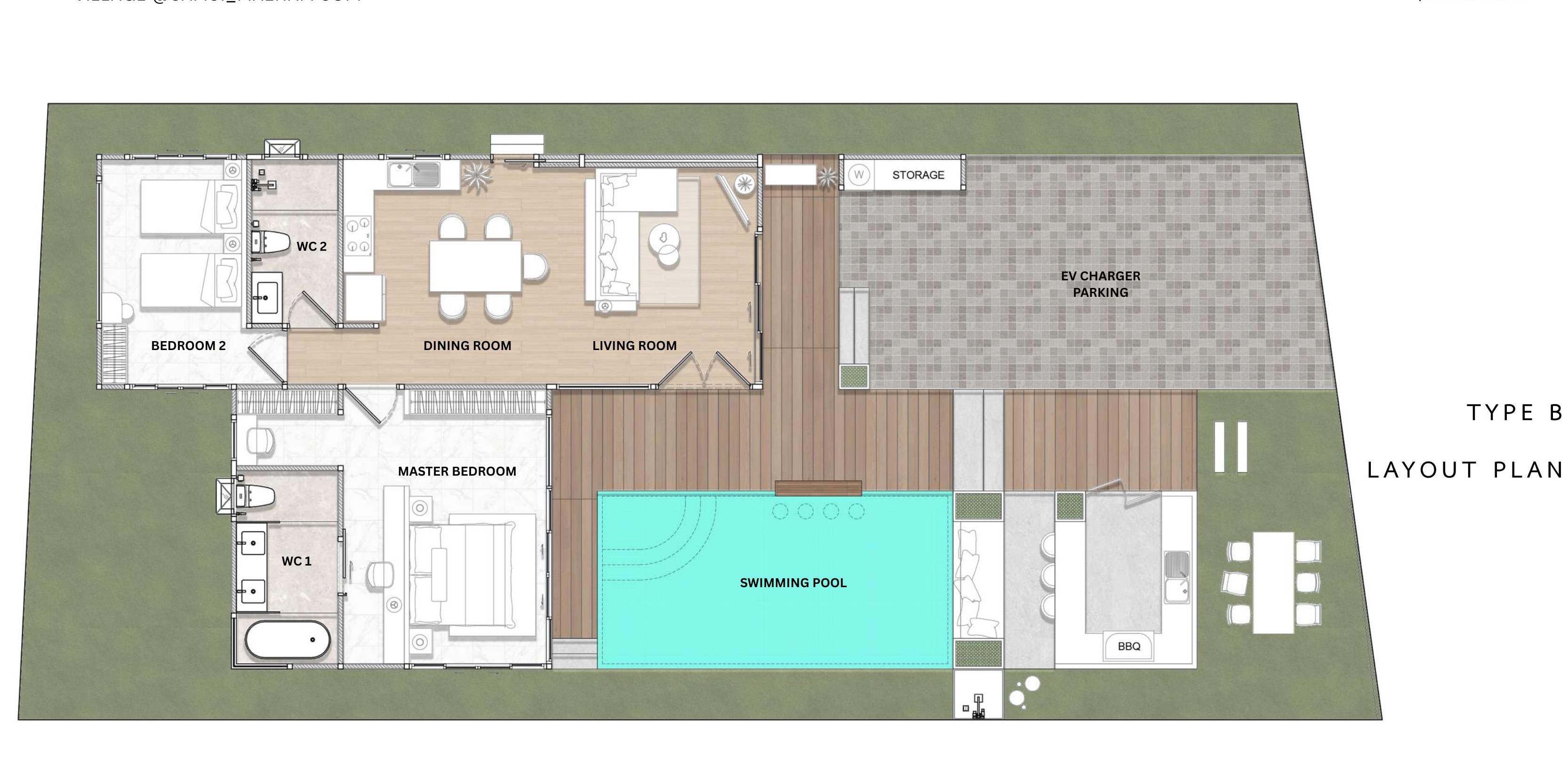 Type B Layout plan