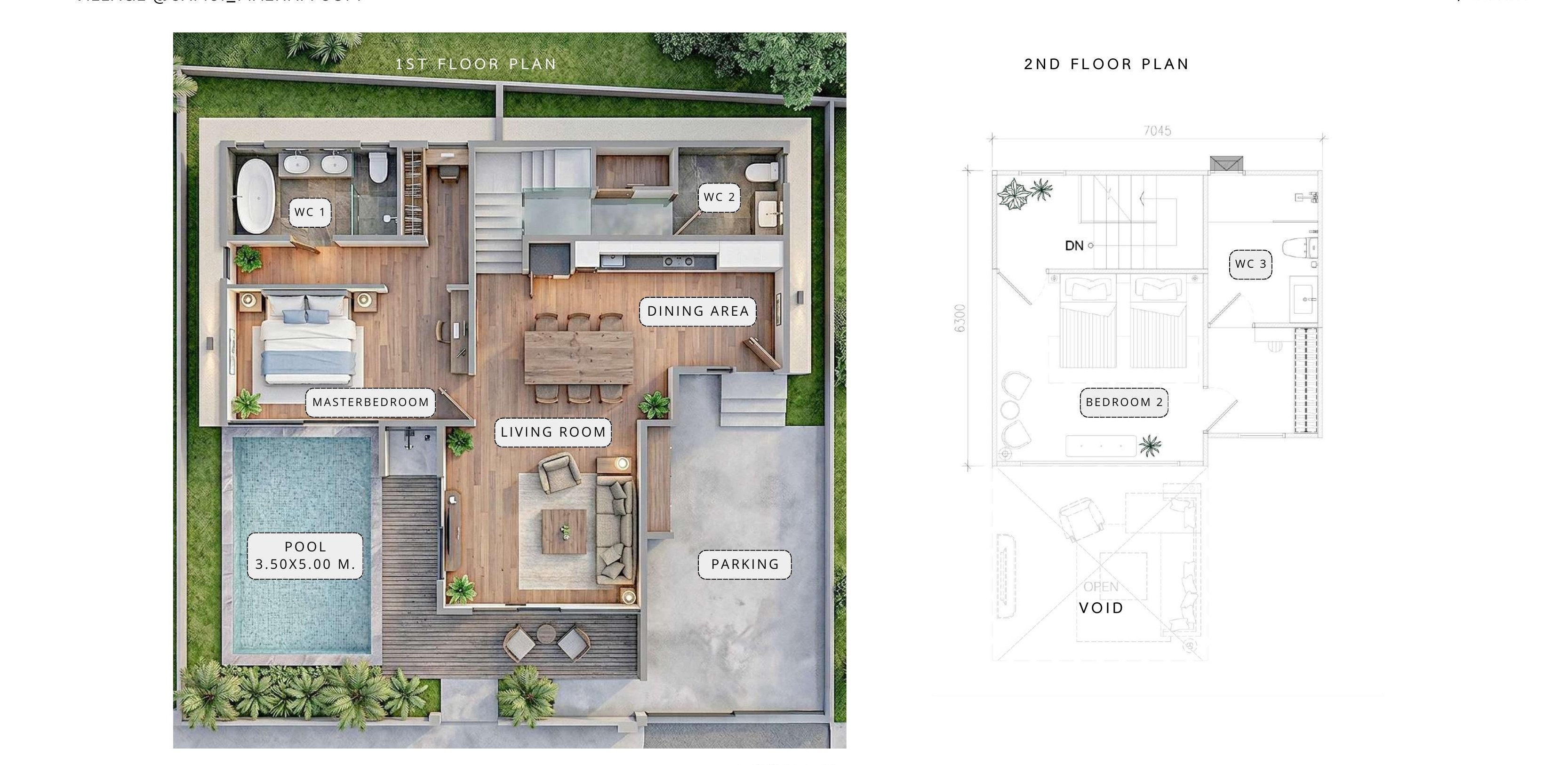 Type B 3D plan